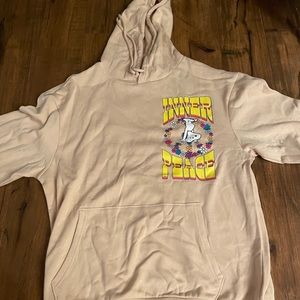 Peanuts snoopy inner peace hoodie NWT